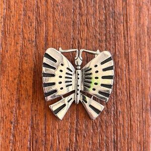 Metal Butterfly Bolo Tie Clip
